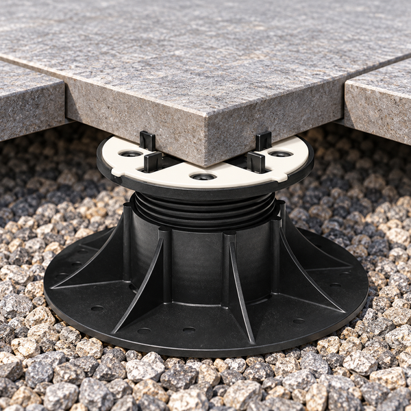 3" - 4.75" ADJUSTABLE PEDESTAL H3 — ADJPEDH3-3-4.75-PED — installed scene