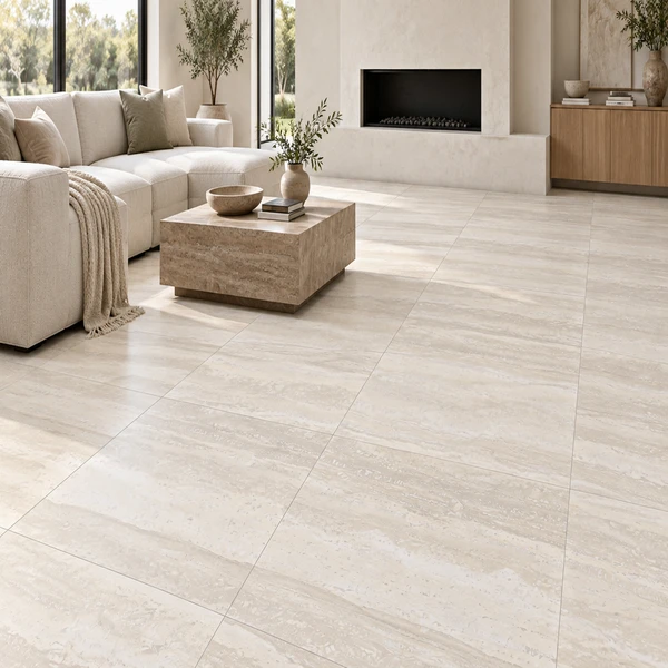 24" x 48" LITH LEGACY — White — GUL-LITLEG-24X48-TIL-WHITE-MAT — installed scene