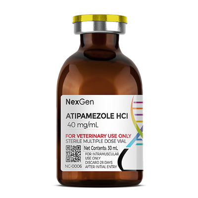 Atipamezole Hydrochloride 40 mg/mL, Injectable, (30mL) Atipamezole Hydrochloride 40 mg/mL, Injectable, (30mL)
