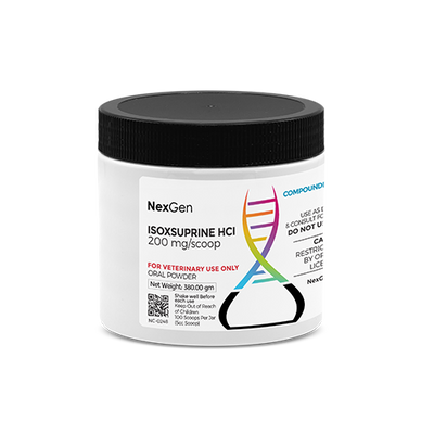 Isoxsuprine HCl 200 mg/scoop, Oral Powder, 100 Scoops (5cc Scoop) Isoxsuprine HCl 200 mg/scoop, Oral Powder, 100 Scoops (5cc Scoop)