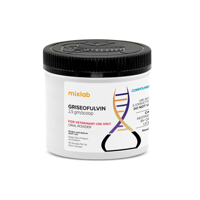 Griseofulvin 2.5 gm/scoop, Oral Powder, 30 Scoops (15cc Scoop) Griseofulvin 2.5 gm/scoop, Oral Powder, 30 Scoops (15cc Scoop)
