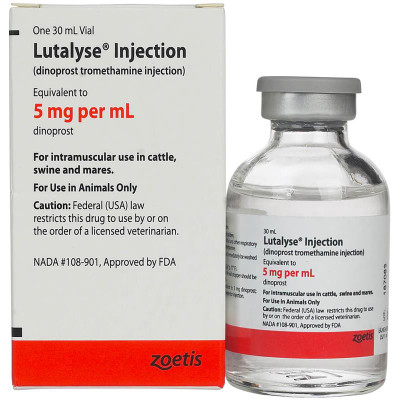 Lutalyse (Dinoprost Tromethamine) Injection 5mg/mL, 30mL