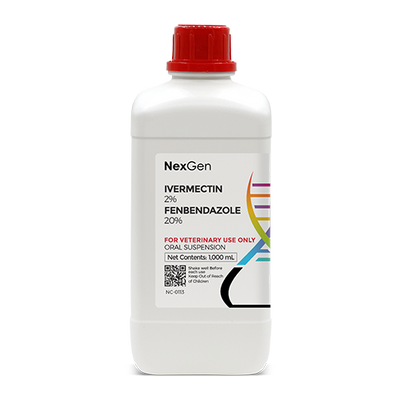Ivermectin 2% + Fenbendazole 20%, Oral Suspension, 1000mL Ivermectin 2% + Fenbendazole 20%, Oral Suspension, 1000mL