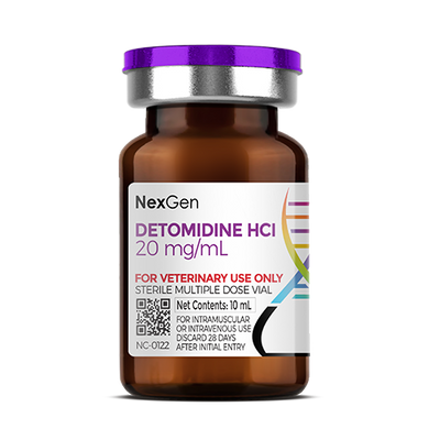 Detomidine HCl 20 mg/mL, Injectable, (10mL)