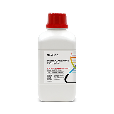 Methocarbamol 250 mg/mL, Oral Suspension, (500mL) Methocarbamol 250 mg/mL, Oral Suspension, (500mL)