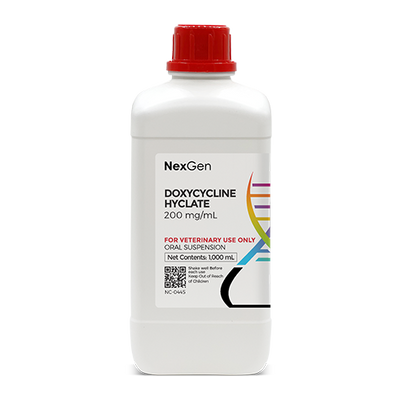 DOXYCYCLINE ORAL SUSPENSION 200MG/ML (1000 ML)Oral Suspension 1000mL for Horses from NexGenVetRx.com
