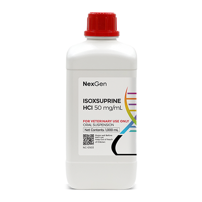 Isoxsuprine HCl 50 mg/mL, Oral Suspension, 1000mL Isoxsuprine HCl 50 mg/mL, Oral Suspension, 1000mL