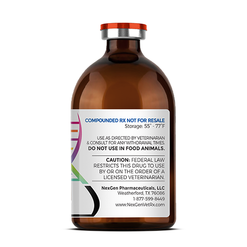Magnesium Sulfate 500 Mg/Ml - Equine Sedation & Calming For Veterinarian  Use 