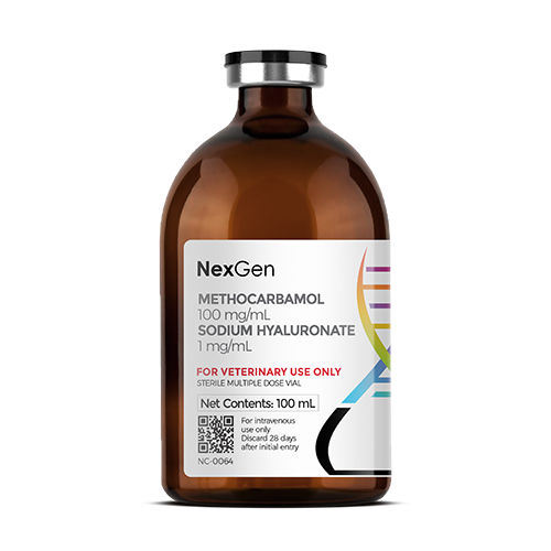 Methocarbamol 100 Mg/Ml / Sodium Hyaluronate 1 Mg/Ml Equine Pain