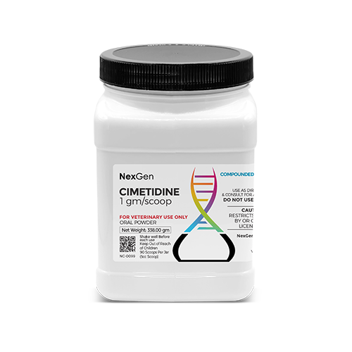 Cimetidine 1 gm/scoop, Oral Powder, 90 Scoops (5cc Scoop) Cimetidine 1 gm/scoop, Oral Powder, 90 Scoops (5cc Scoop)