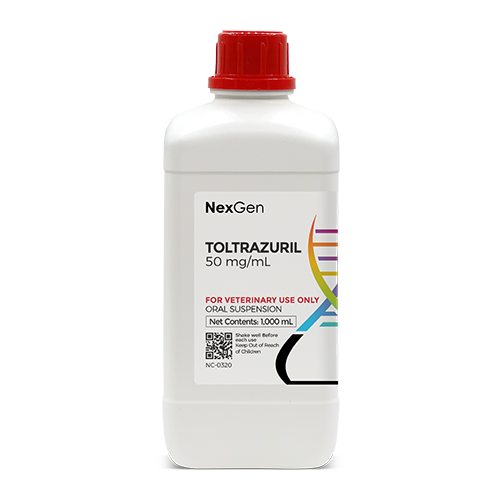 Toltrazuril 50 mg/mL, Oral Suspension, 1000mL Toltrazuril 50 mg/mL, Oral Suspension, 1000mL
