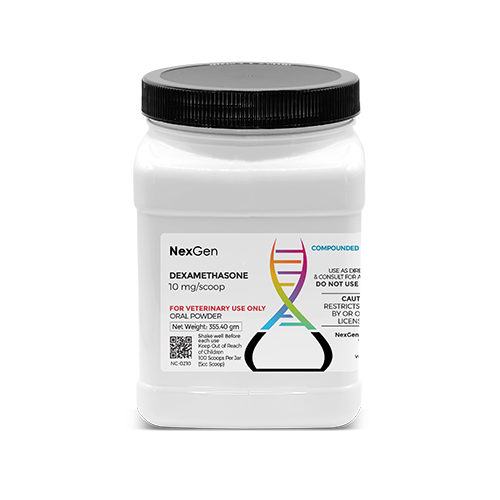Dexamethasone 10 mg/scoop, Oral Powder, 100 Scoops (5cc Scoop) Dexamethasone 10 mg/scoop, Oral Powder, 100 Scoops (5cc Scoop)
