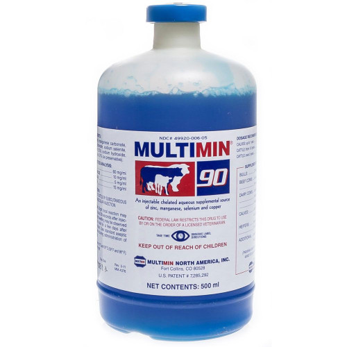 Multimin 90 Chelated Aqueous Supplement Injection, 500mL