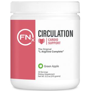 Circulation (Cardio Support) Green Apple by Fenix Nutrition in a 13.2 ounce (375 gram) jar providing 30 servings