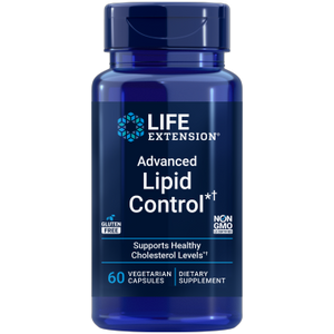 Advanced Lipid Control by Life Extension in a 60 capsule bottle, for heart and vascular system health