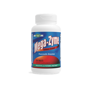 Mega-Zyme® by Enzymatic Therapy in a 200 tablet bottle