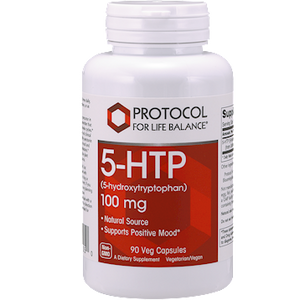 5-HTP 100 mg by Protocol For Life Balance in a 90 capsule bottle