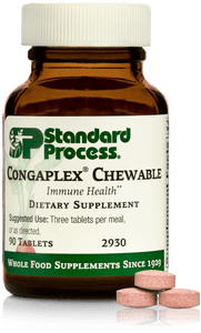 Congaplex® Chewable by Standard Process in a 90 tablet bottle