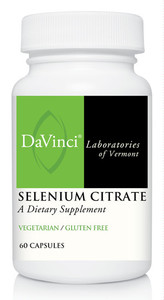 Selenium Citrate by DaVinci Labs in a 60 capsule bottle