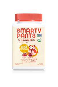 Kids Formula Organic by SmartyPants Vitamins in a 120 count bottle