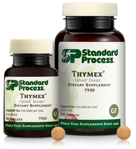 Thymex by Standard Process in 90 and 330 tablet bottles
