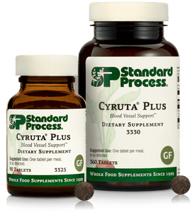 Cyruta® Plus by Standard Process in 90 and 360 tablet bottles