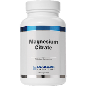 Magnesium Citrate by Douglas Labs in a 60 tablet bottle, to supply 150 mg of elemental magnesium from magnesium citrate