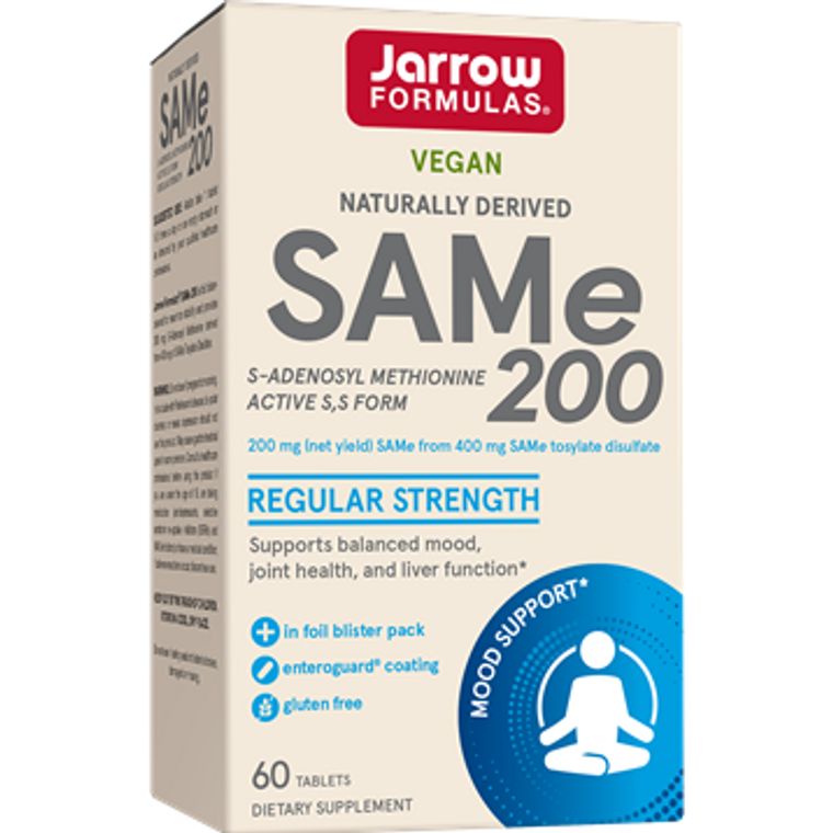 SAM-e 200 by Jarrow Formulas in a 60 tablet package