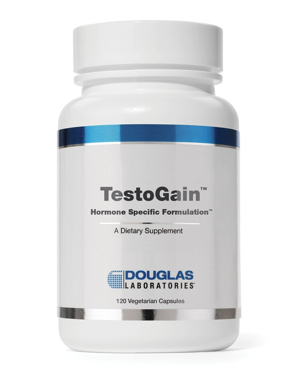 TestoGain™ by Douglas Labs in 120 vegetarian capsules, to help promote testosterone production