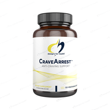 CraveArrest™ by Designs for Health in a 120 capsule bottle, to promote normal appetite