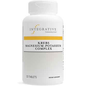 Krebs Magnesium-Potassium Complex by Integrative Therapeutics in a 120 tablet bottle, to support heart health
