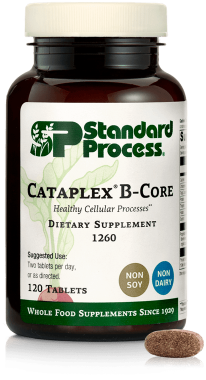 Cataplex® B-Core by Standard Process in a 120 tablet bottle Cataplex® B-Core by Standard Process in a 120 tablet bottle
