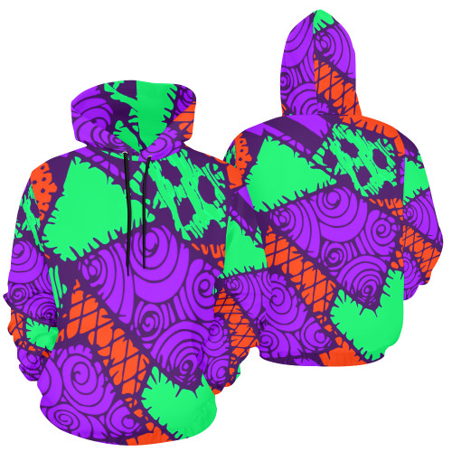 Ragdoll  All Over Print Hoodie for Women (USA Size) (Model H13)