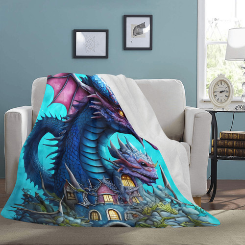 Dragon House  Ultra-Soft Micro Fleece Blanket