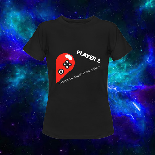 Player 2 Women's T-Shirt in USA Size (Front Printing Only