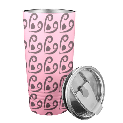 Hearts 20oz Insulated Stainless Steel Mobile Tumbler