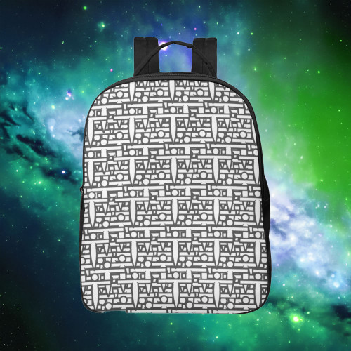 Spirited Away Paper Doll Shikigami Messy Popular Fabric Backpack (Model 1683)