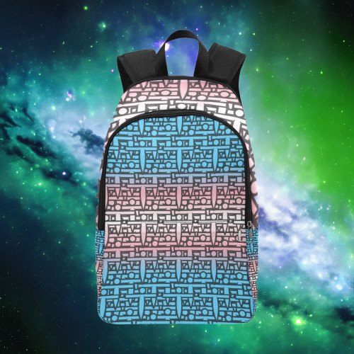 Trans Paper Doll Shikigami Straight Fabric backpack For Adult (Model 1659)