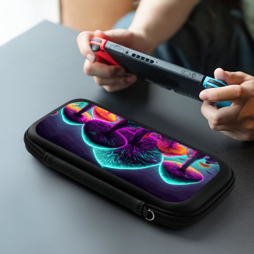Mushroom Land  Switch Game Console Storage Bag