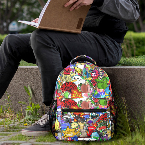 Sticker Bomb 100 Designs Vol. 1 17-inch Casual Backpack