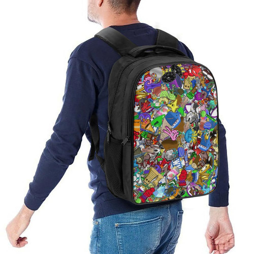 Sticker Bomb 100 Designs Vol. 1 16 inch 2 Compartment Backpack