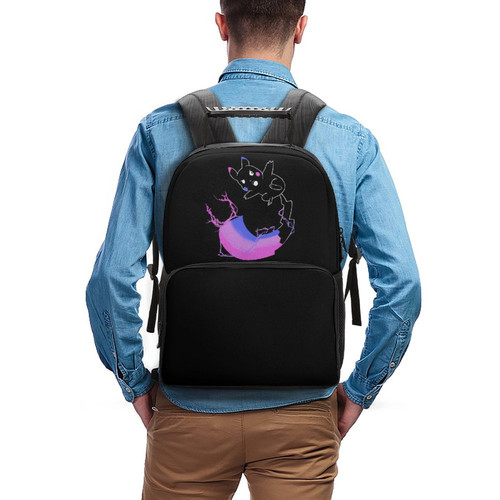 Pikachu Iron Tail Bi 16 Inch Shoulder Backpack