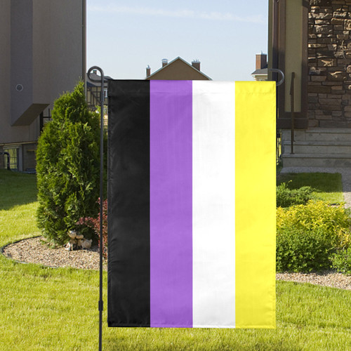 Nonbinary Garden Flag (One-Sided Printing)