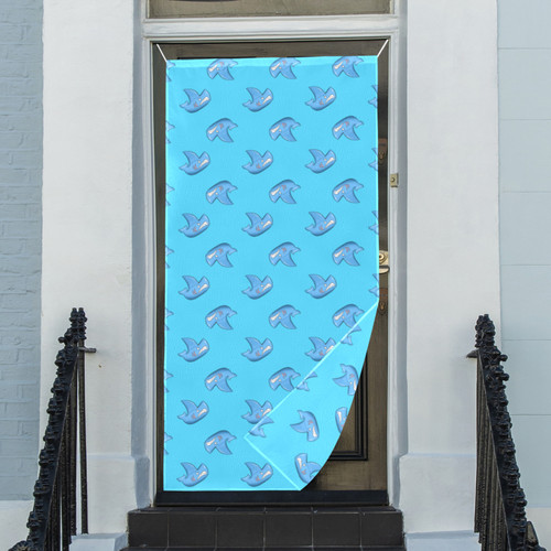 Angry Sharks Door Banner