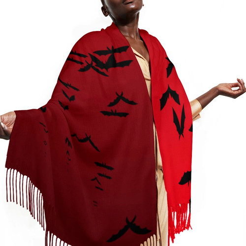 Bloody Vampire Horizon Tassel Scarf