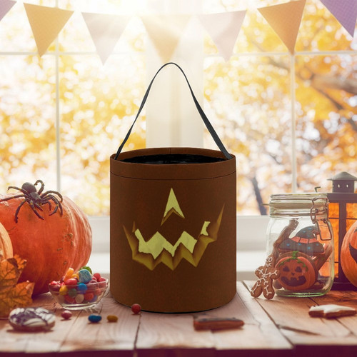 Pumpkin Lit Halloween Tote Candy Bag 