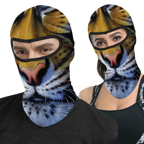 Tiger All Over Print Balaclava 