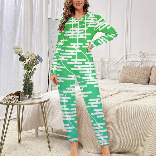 Kasumi Mist One-Piece Zip-Up Hooded Loungewear