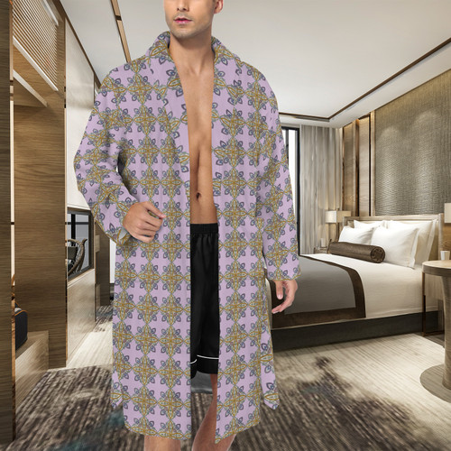 70K Men's Belted Sleep Robe