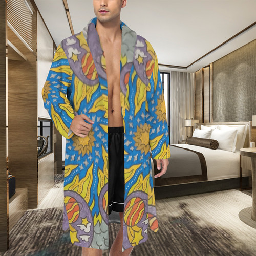 Fire & Ice Men's Belted Sleep Robe